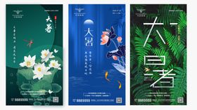 大暑海报