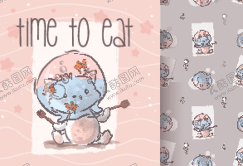 编号：83475410281501085543【酷图网】源文件下载-头戴金鱼缸可爱猫咪