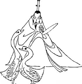 山中仙人矢量素材