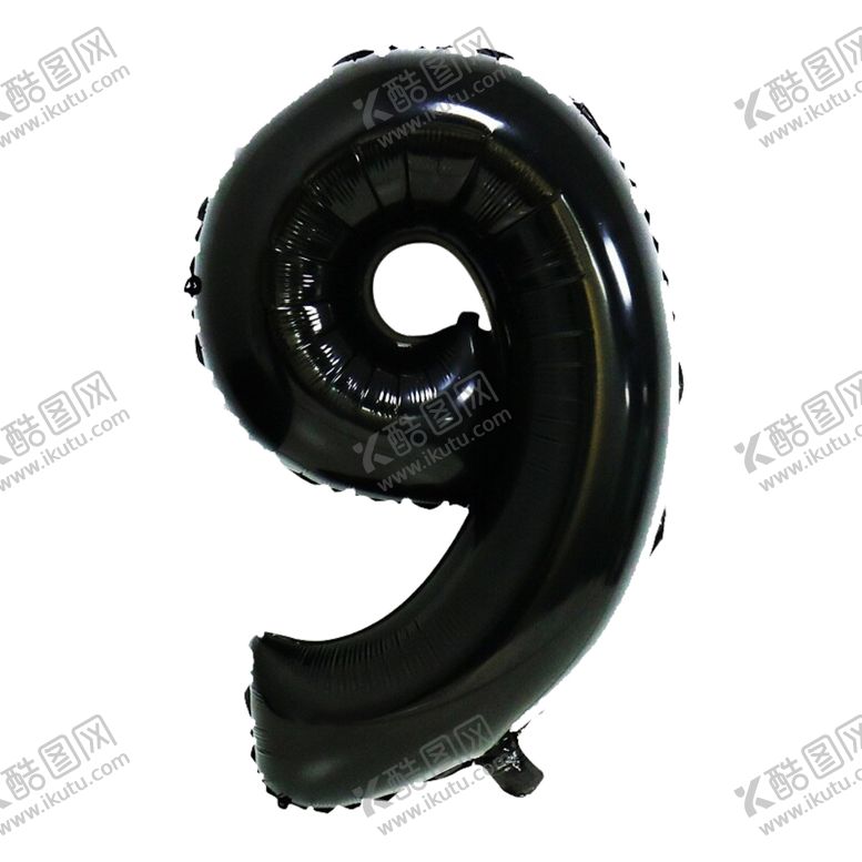 编号：64173010052131314608【酷图网】源文件下载-黑色气球字9