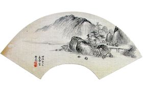 扇形边框PNG 中国风元素