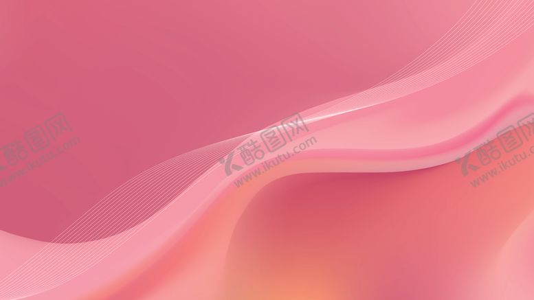 编号：61830502070309443457【酷图网】源文件下载-粉色波浪矢量背景