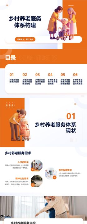 乡村养老服务体系构建PPT
