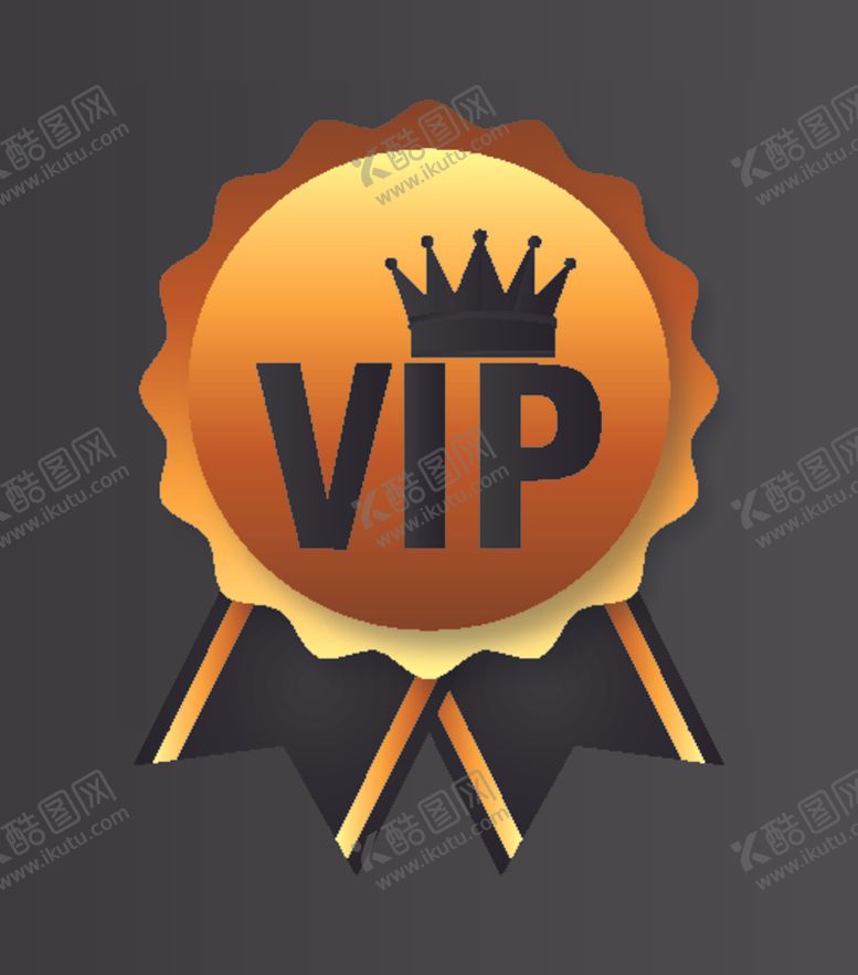 编号：29306709201718524310【酷图网】源文件下载-金色VIP标签