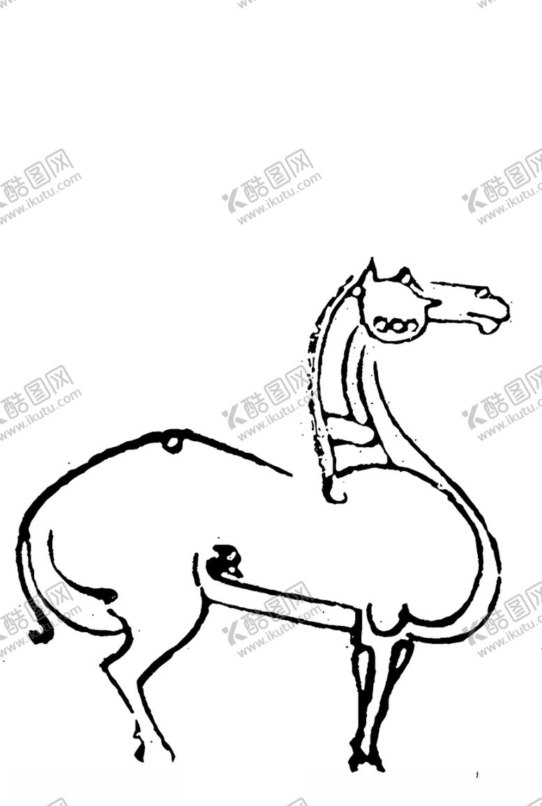 编号：94109210201823419066【酷图网】源文件下载-中国纹样马传统纹样中国风