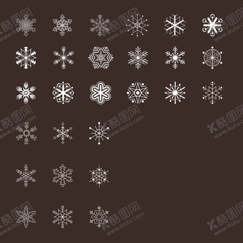编号：50519610230845004420【酷图网】源文件下载-雪花