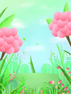 春天绿色背景