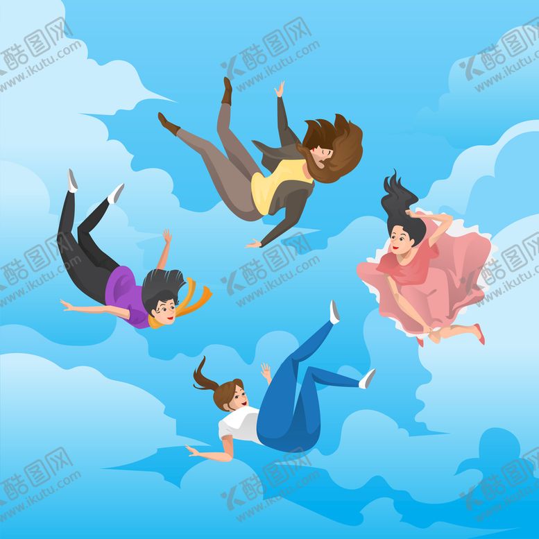 编号：89720109231218047948【酷图网】源文件下载-失重的人