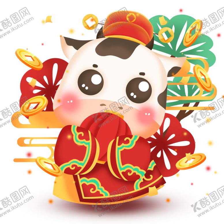 编号：69988805022010138604【酷图网】源文件下载-牛卡通形象(16)