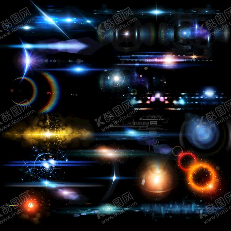 编号：14763209191221204587【酷图网】源文件下载-光效光影灯光星光阳光