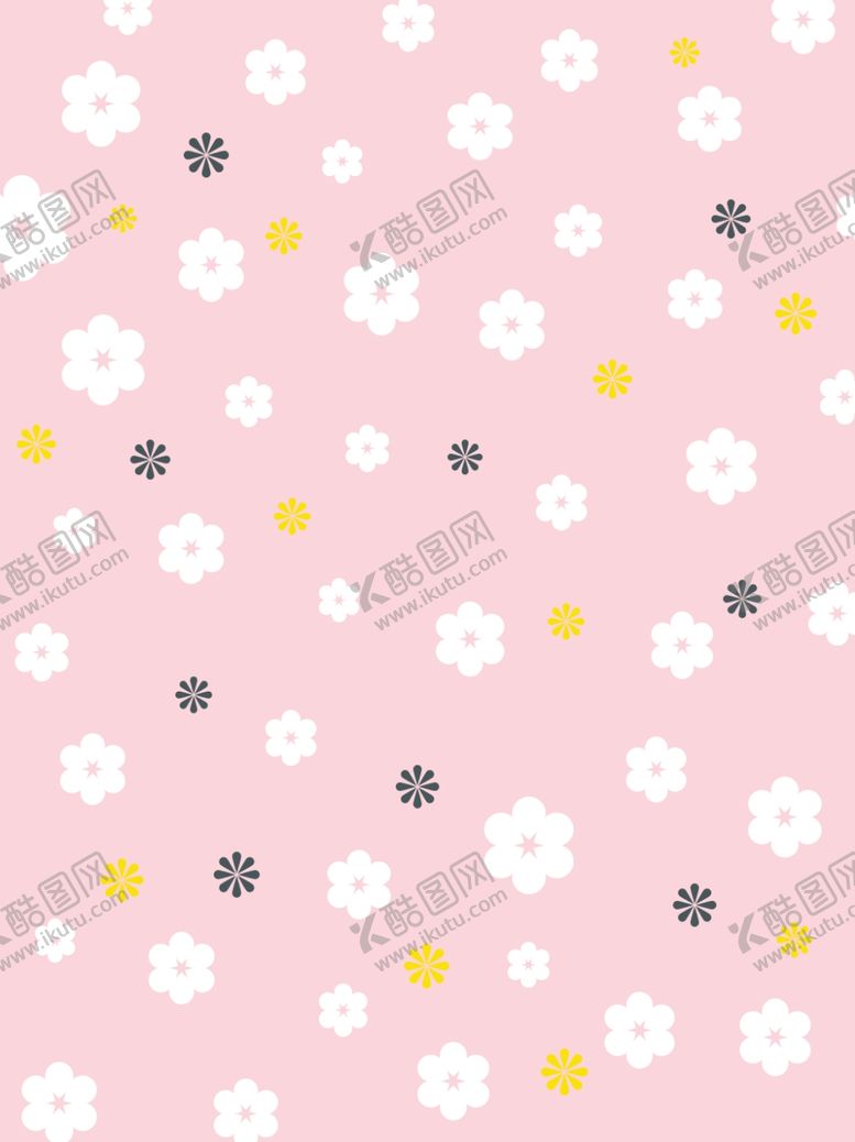 编号：96367310071128378444【酷图网】源文件下载-平铺花朵背景