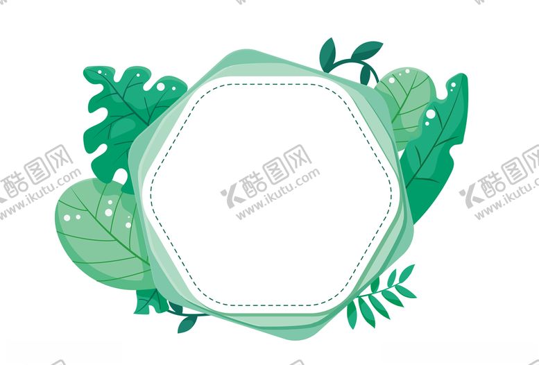 编号：12235107141555333104【酷图网】源文件下载-植物边框