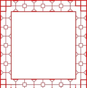 中国风卡通纹理线条装饰图案