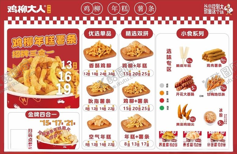 编号：82225804030907127262【酷图网】源文件下载-美味炸鸡菜单展示