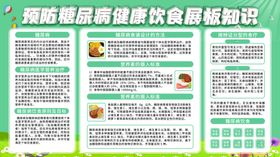 饮食健康展板