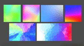 多彩渐变几何背景图案