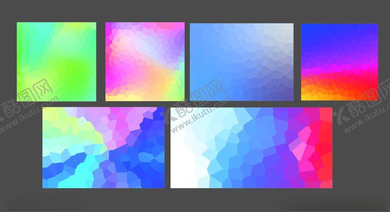 编号：86478704012104214730【酷图网】源文件下载-多彩渐变几何背景图案