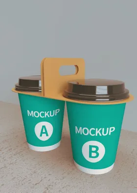 咖啡杯外带样机