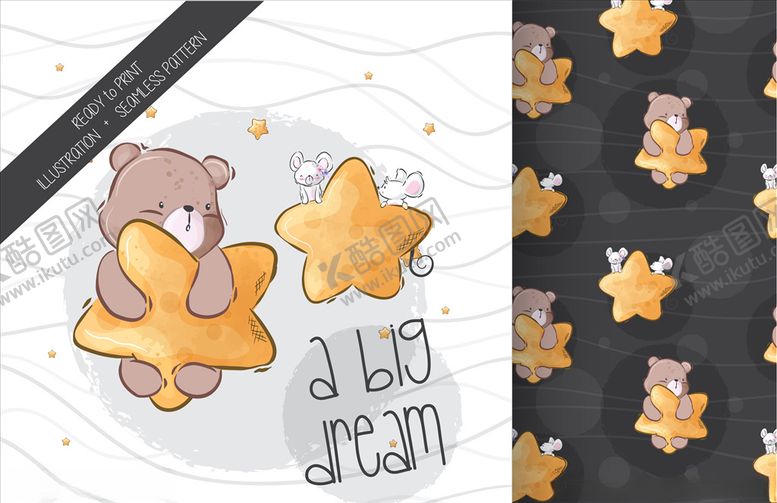 编号：42213209200822249137【酷图网】源文件下载-卡通小熊