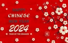 红春节儿童舞狮中国龙传统新年