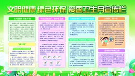 绿色出行清新健康文明背景