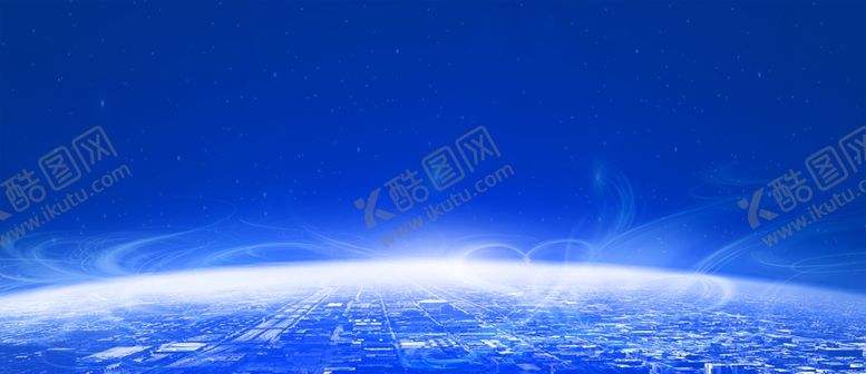 编号：51325102150211285030【酷图网】源文件下载-蓝色光效展板背景