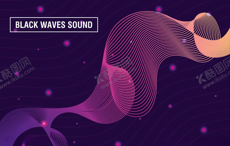 编号：33276709162101433456【酷图网】源文件下载-线条波浪背景