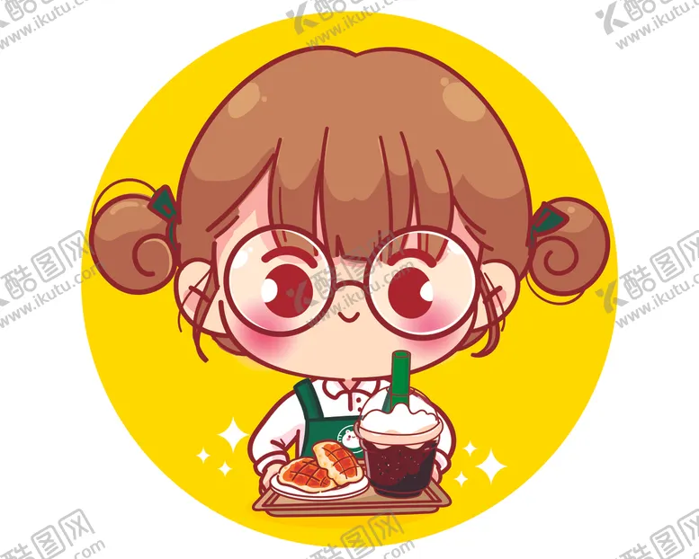 编号：27703502242031355843【酷图网】源文件下载-卡通小女孩