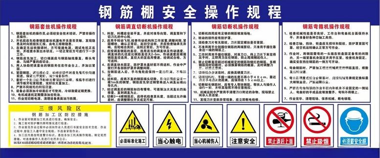 编号：29581412020220401377【酷图网】源文件下载-钢筋工棚操作规程