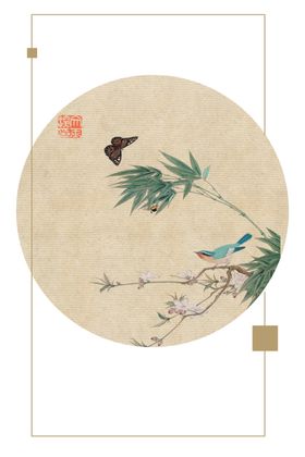 工笔画背景