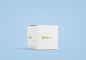 纸盒包装vi样机效果图智能贴图