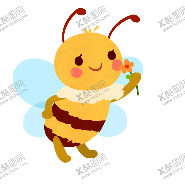 编号：38044601310607501467【酷图网】源文件下载-可爱卡通蜜蜂春天动物素材