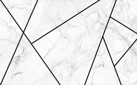 几何线条爵士白背景墙