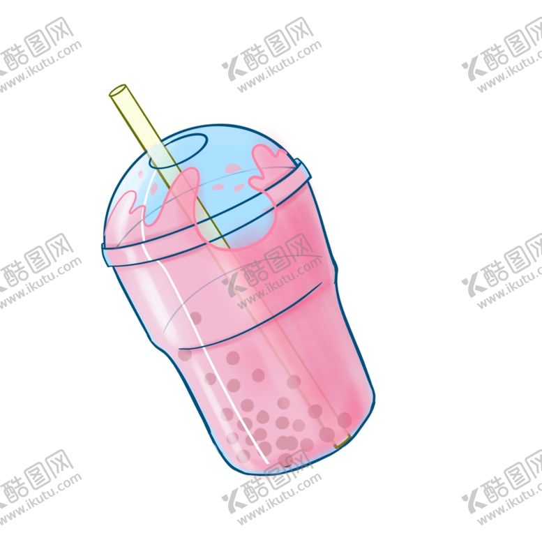 编号：91116306170444008390【酷图网】源文件下载-卡通手绘奶茶