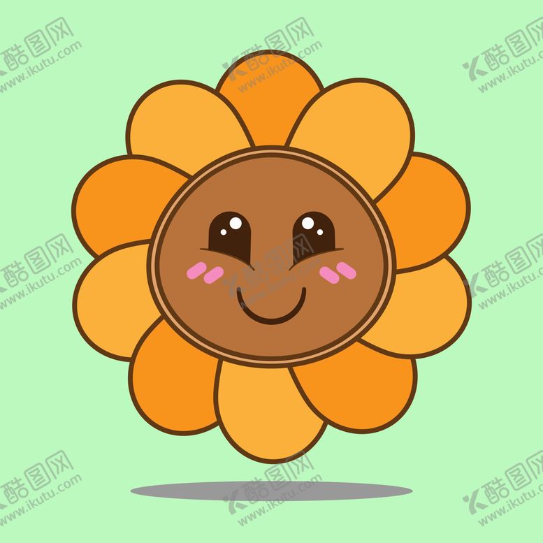 编号：90374609160637099857【酷图网】源文件下载-卡通向日葵