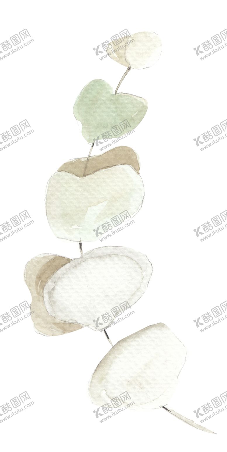 编号：87395506160505409693【酷图网】源文件下载-北欧小清新水彩植物图案