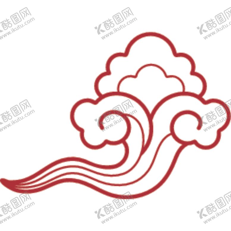 编号：22809610231905507324【酷图网】源文件下载-祥云矢量图