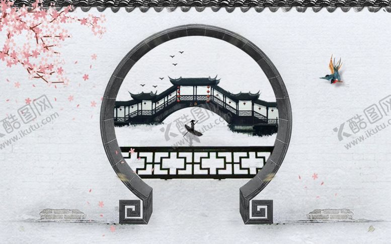 编号：35925310071834599427【酷图网】源文件下载-新中式背景墙