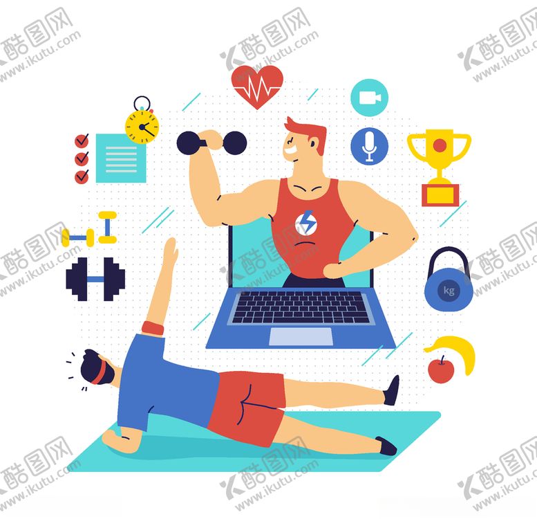 编号：54138510011542557352【酷图网】源文件下载-矢量卡通休闲人物