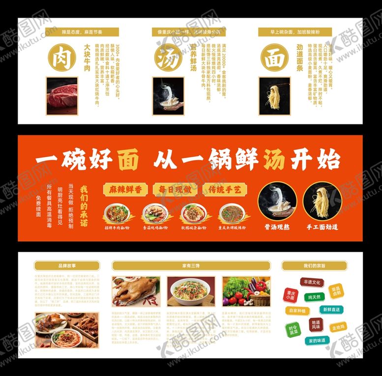 编号：94776409300359284700【酷图网】源文件下载-面馆文化墙