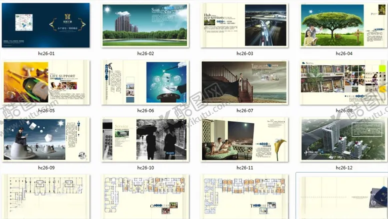 编号：48336107020607125105【酷图网】源文件下载-地产画册
