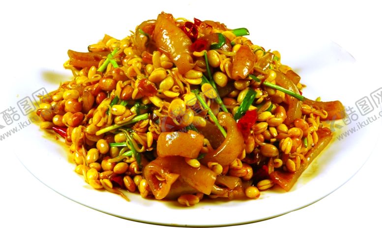 编号：52091205071521568764【酷图网】源文件下载-黄豆芽炒肉皮