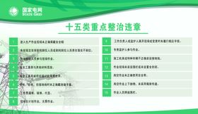重点整治违章