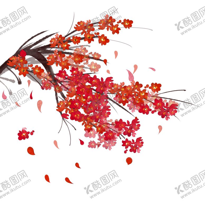 编号：95347905141906379722【酷图网】源文件下载-中国风水墨梅