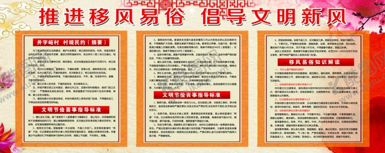 编号：38671006181739127155【酷图网】源文件下载-推进移风易俗倡导文明新风