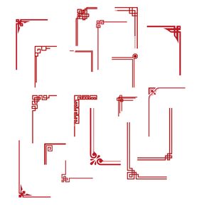 红色边框