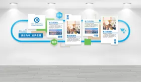 企业文化墙公司宣传栏简介展板