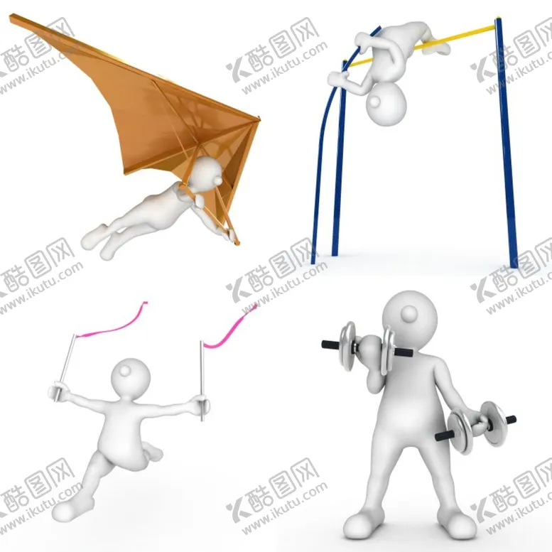 编号：66780501281101036656【酷图网】源文件下载-小白人3D素材
