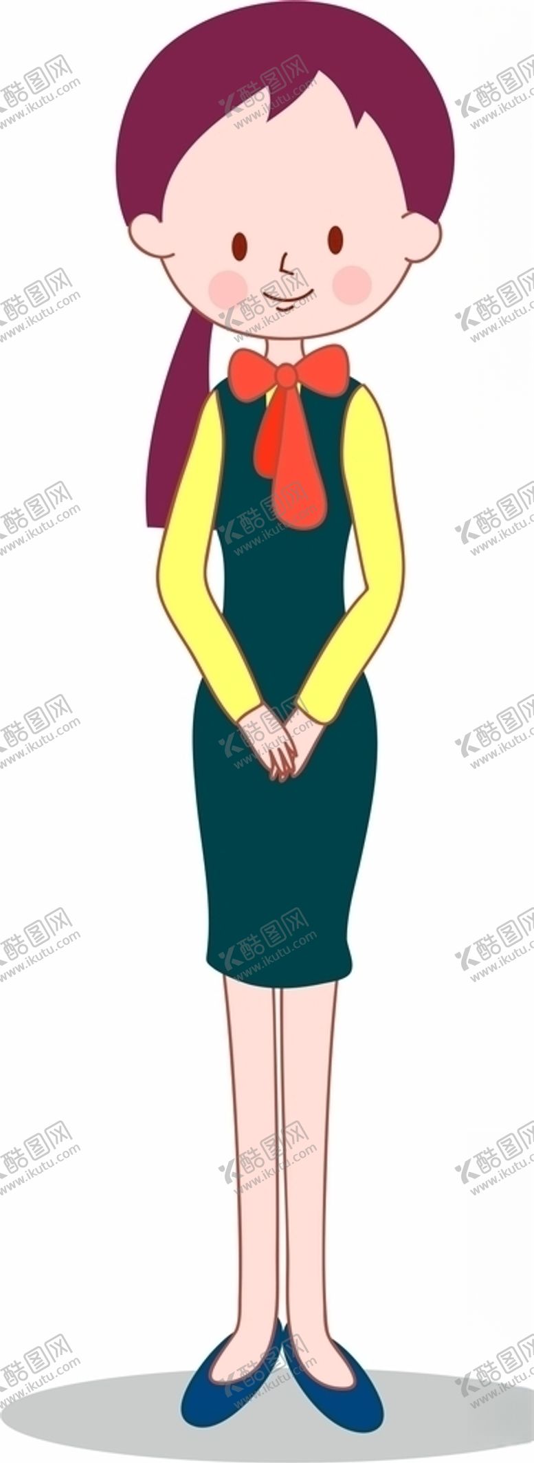 编号：85029004190549232538【酷图网】源文件下载-女孩矢量