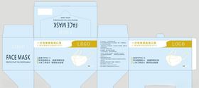 扣底盒盒子刀版展开图